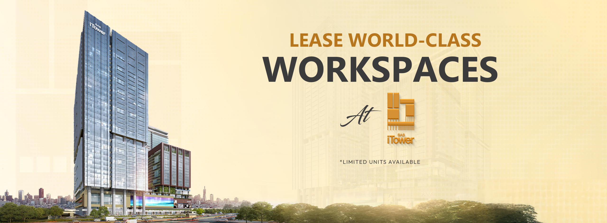 Lease World-Class Workspaces | iTower | SAS Infra