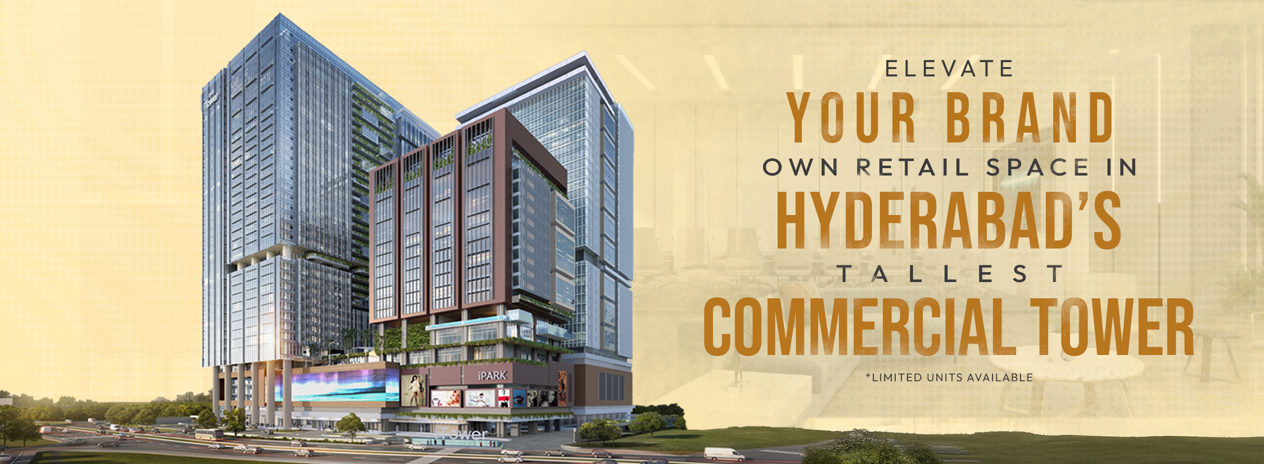 Elevate Your Brand | Own Retail Space in Hyderabad's Tallest Commercial Tower | iTower | SAS Infra